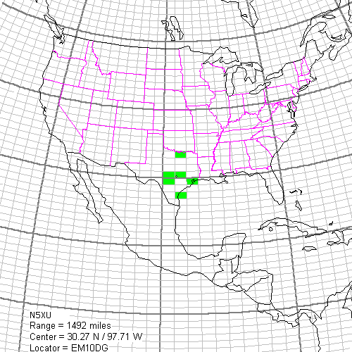 70cm grid map